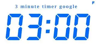 3 minute timer google