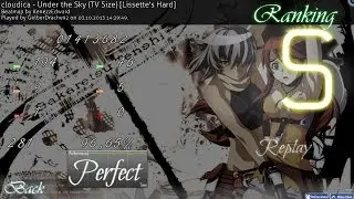 OSU! cloudica - Under the Sky (TV Size) [Lissette's Hard] S