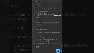 Creating Progress Bar in HTML, CSS and JS 