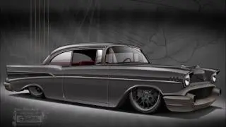 Bernal Auto Style 57 Chevy 30 Second Rendering