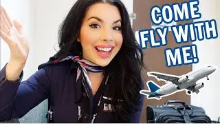 Flight Attendant Life - MY LAST FLIGHT ATTENDANT TRIP ON RESERVE 🎉✈️