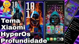 Super Tema Xiaomi Efeito de Profundidade Ícones e Central de Controle HyperOs @CiclopeTech