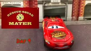 Mattel Pixar Cars Toon Burnt Lightning McQueen