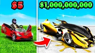 Upgrading $5 MCLAREN to $1,000,000,000 MCLAREN in GTA 5!