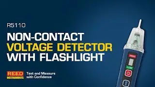 REED R5110 Non-Contact Voltage Detector with Flashlight