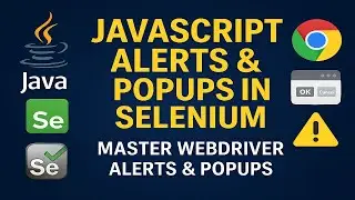Handling JavaScript Alerts and Popup in Selenium WebDriver #17