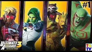 Marvel Ultimate Alliance 3 - Chapter 1 Boss Battle Ronan & Proxima Midnight