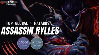 RYLLES GLOBAL HAYABUSA ROAD TO 200 STARS | MOBILE LEGENDS
