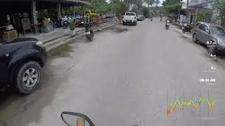 Scootering around Thong Sala Koh Phangan