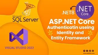 asp.net core 8 Authenticatin useing Identity  and Entity Framework