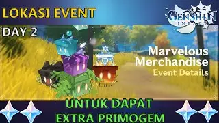 Marvelous Merchandise Event Day 2, Lokasi Liben dan Copet Primogems - Genshin Impact Indonesia