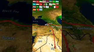 The Rise and Fall of the Abbasid Caliphate Empire | Exploring the Islamic Golden Age #youtubeshorts