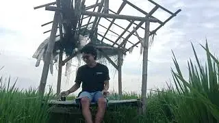 Kopi Hitam dan cara menikmati nya, saung ditengah sawah