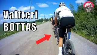 VALTTERI BOTTAS VS AMATEUR CYCLIST On GRAVEL (F1 Driver)