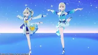 【MMD Genshin Impact】Penche balance【Barbara and Jean】【60fps】