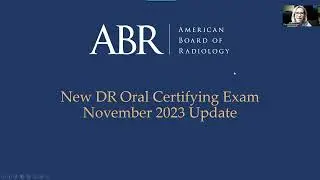 New DR Oral Exam Update (November 2023)