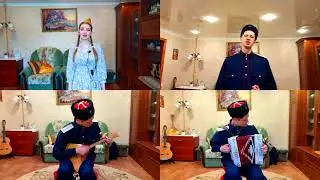 КАТЮША под гармонь и балалайку от Тараса Кривова и Алёны Шатковой🌞🎉🥁