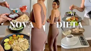 TUDO O QUE EU COMO EM UM DIA | perda de gordura e definição | MEU NOVO PLANO ALIMENTAR