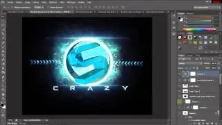 photoshop cs6 logo tutorial/speed art HD