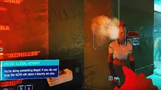 Cyberpunk 2077 Suppressed Finger Gun