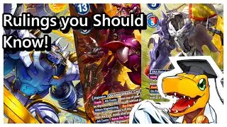 BT17 Rulings! Blue Hybrid, DexDoru, Gallantmon, & MORE!