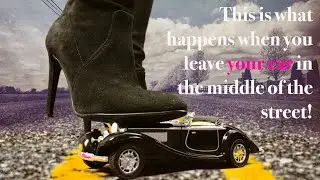 Giantess vs. Toy Car! Boots Crushing Toys! ASMR