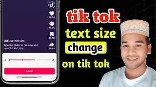 How to change tiktok font size 2025. Change tiktok font size. 