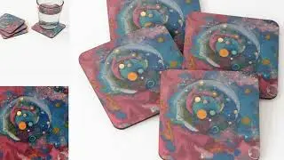 Colorful of Refractions - Coasters Set of 4