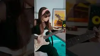 Double-O-Seven solo @TheSixsters  #thesixstersband #guitarsolo #dailyguitar #femalemusician