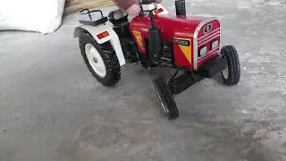 handmade wooden tractor EICHER 241//push and pull toy//hand made