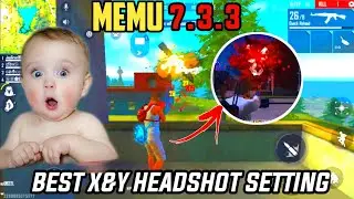 MEMU Latest Version Best X&Y Headshot Setting (7.3.3)😱 ||Joystick problem solved ||U-Fun Gaming