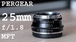 Pergear 25mm f/1.8 MFT review