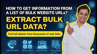 How to get information from a list of bulk website URLs ?