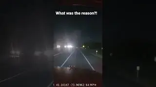 What was the reason?! #dashcam #truckdriver