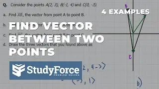 Find Vector Between Two Points