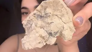 🍂ASMR Глухой хруст глиной «Цинна» от Ирины Вершининой 🍂 АСМР