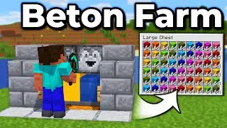 Minecraft - Einfache AFK Beton Farm // Concrete Farm - Tutorial 1.21