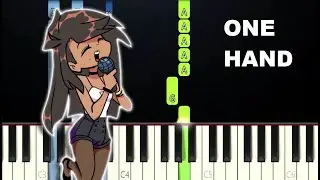 Ex girlfriend - Friday Night Funkin (One Hand Piano Tutorial)