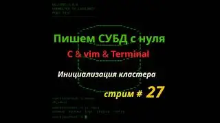 СУБД на C с нуля / C & vim & linux & terminal / 27-й стрим