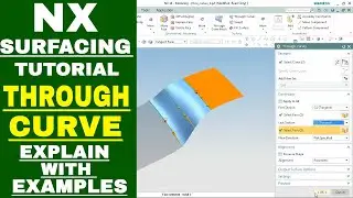 NX SURFACING THROUGH CURE TUTORIAL | NX SURFACING