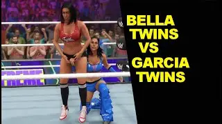WWE 2K23 The Bella Twins vs The Garcia Twins - Elimination Tag