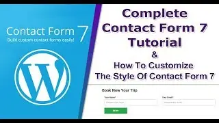 Creating A Contact Form Using Contact Form 7 WordPress Plugin and Customize Style CSS