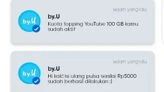 By.U dari Telkomsel paketannya murah2,tanpa dibagi2,,,nomer bisa pilih sendiri
