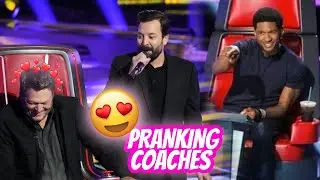Moments When Celebrity Prank Voice Coaches in unexpected audition