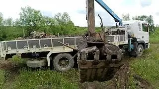 Вывез металл на полянку