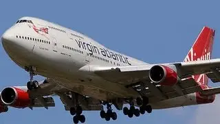 Virgin Atlantic landing