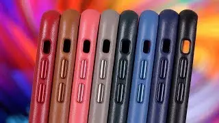 Apple iPhone XS Max Silicone vs Leather Cases (All Colors!)
