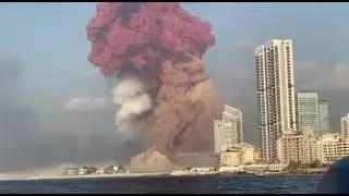 Beirut explosion compilation