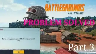 BGMI How To Fix Restrict Area Error Code Server Busy Problem Of Wi-Fi || 100 % Working || Part 3