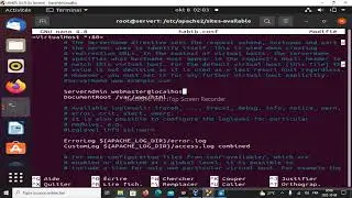 Configuration d'un serveur web HTTP Ubuntu